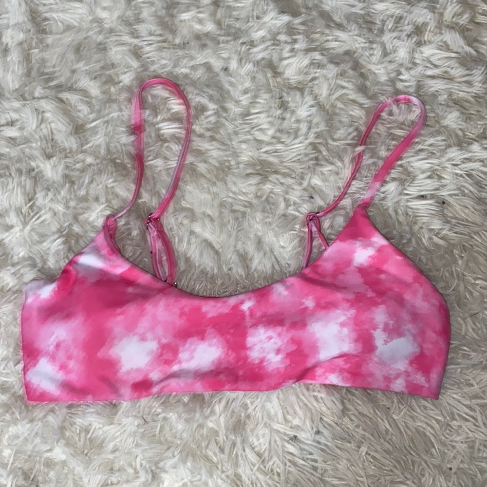 tie dye bikini top